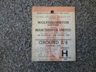 Wolves v Manchester United Man Utd 1949 FAC Semi Final Football Match Ticket