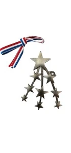 Longaberger Starburst Pewter USA Tie On Neu Originalverpackt - Bild 1 von 3