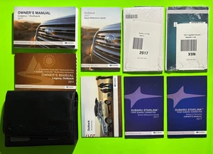 Subaru Legacy/Outback 2017 conjunto manual del propietario de fábrica con navegación y estuche *OEM* - Imagen 1 de 5
