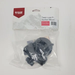 RAP-B-224-1-366 RAM Soporte de succión compuesto Twist-Lock con adaptador de cámara de 1/4" - Imagen 1 de 3
