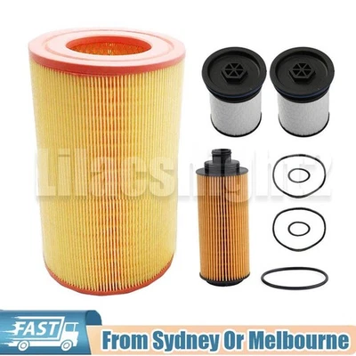 For Holden Colorado RG 2.5L 2.8L Turbo Diesel AIR OIL FUEL FILTER SERVICE KIT C - image 1 of 4