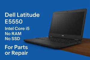 Dell Latitude E5550 Laptop – Intel i5 – No RAM / No SSD – For Parts or Repair - Picture 1 of 6