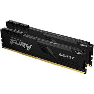 KINGSTON FURY 64GB (2x32GB) DDR4 3200MHz Beast Black 1,35 V CL 16 Intel XMP - Bild 1 von 2