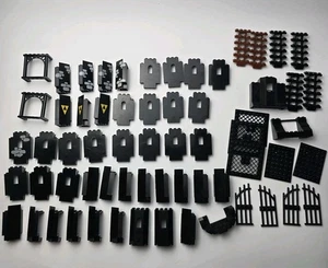 Lego Castle schwarze Platten Türen Gitter Treppen Teile Restposten mittelalterlich 4444 - Bild 1 von 15