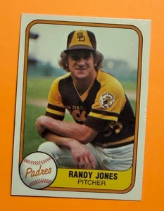 Randy Jones ~ Fleer #487 1981 ~ Padres de San Diego - Imagen 1 de 7