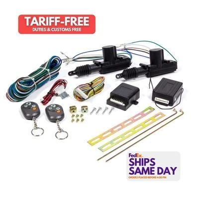 Auto-Loc AUTCK2000, 2 Door Power Lock Kit W/Remote High Performance & Racing Par - Image 1 of 4