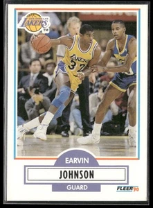1990-91 Fleer #93 Earvin Johnson - Picture 1 of 2