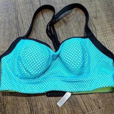 Victorias Secret Womens VSX Mesh Racerback Sports Bra Size 32C Athletic Workout - Image 1 of 3