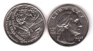 USA - 1/4 Dollar 2025 - S UNC Dr. Vera Rubin Space Astronomer American Women - Picture 1 of 1