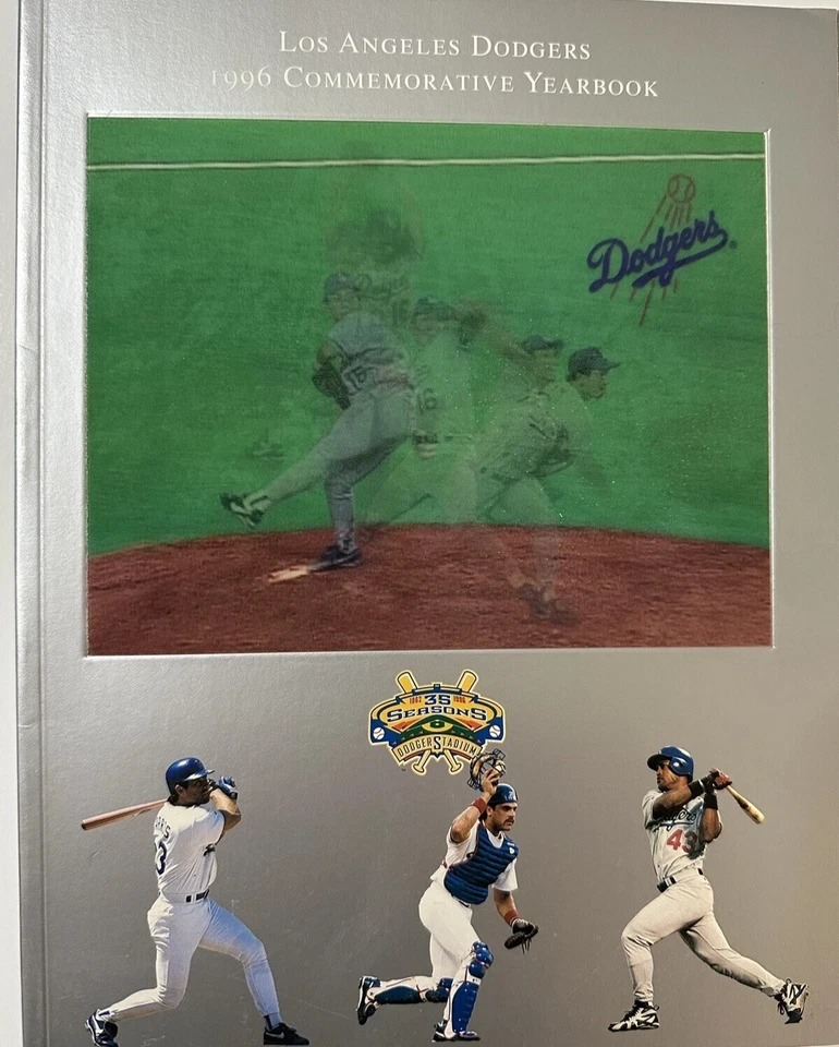 MLB Los Angeles Dodgers 1996 Commemorative Yearbook BASEBALL Excellent Condition - Image 1 of 1