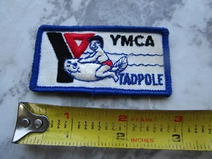 VINTAGE YMCA Tadpole Sew On Patch Swimming Classes Lessons - Picture 1 of 2