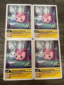 x4 Tokomon X Antibody BT9-003 U Playset Digimon TCG X Record - Picture 1 of 1