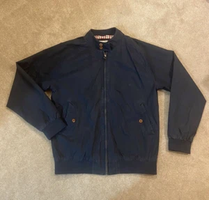 Ben Sherman Herren Jacke Blau Größe L Reißverschluss Freizeit Mantel - Bild 1 von 14