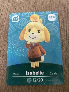Isabelle Animal Crossing Serie 5 Amiibo Karte (nie gescannt) - Bild 1 von 2