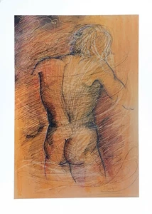 Fine Art Print Strong and Away Male Nude artist Heidi Bresinsky - Bild 1 von 2