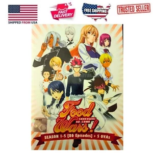FOOD WARS! SHOKUGEKI NO SOMA (SEA 1-5) -DVD (86 EPS+5 OVA) ENG DUB, SHIP FROM US - Bild 1 von 11
