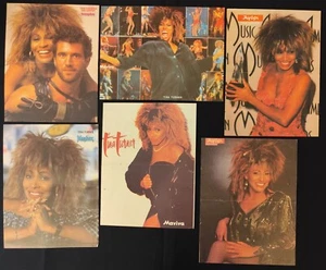 TINA TURNER Vintage 80s Poster Collection ROCK - Picture 1 of 2