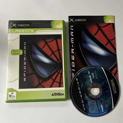 Spider-Man Microsoft Xbox Game With Manual PAL - Image 1 of 4
