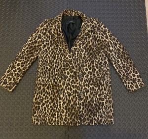 leopard print coat zara
