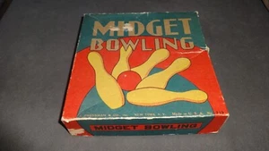 Vintage Midget Bowling Game by J. Pressman & Co. No. 719 With Box - RARE - Picture 1 of 4