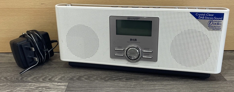 Sharp DAB Radio FM Receiver FV-DB1E - White - Image 1 of 4