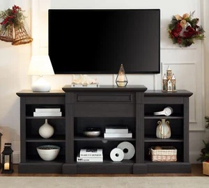 Media Console Table with Large Storage Cabinet, Modern TV Media Entertaionment S - Picture 1 of 4