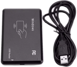 125Khz EM4100 USB RFID ID Card Reader Swipe Card Reader Plug and Play with Cable - Picture 1 of 12