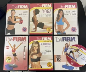 7 Workout DVDS - The Firm Cardio Weight, Core, Power Yoga, Pilates, Sculpt - Picture 1 of 2