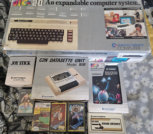 Commodore VIC 20 Colour Computer , Set, All Boxed Tape, Joystick, Cartridge etc