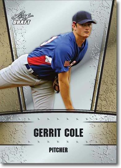 2011 Leaf GOLD Draft GERRIT COLE Rookie Card PIRATES #/200 - Image 1 of 1