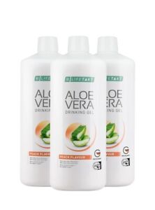 LR Aloe Vera Drinking Gel Peach Pfirsich Flavour 3x1000 ml