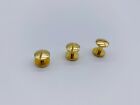 10mm solid brass screw rivets curved head leather craft hardware 