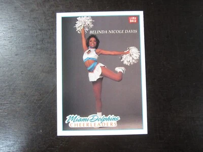 1992 Lime Rock # 180 Belinda Nicole Davis Card (B61) Miami Dolphins Cheerleaders - Image 1 of 2