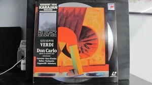 VERDI DON CARLO, CARRERAS BALTSA SALMINEN KARAJAN - LASER DISC S2LV 48312 - Picture 1 of 1