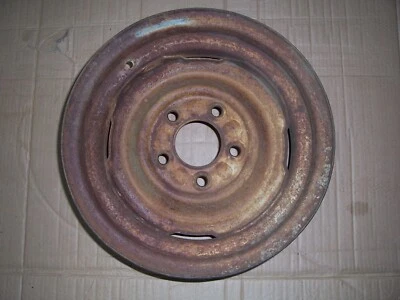 Llanta de acero Cadillac 61-64 Kelsey Hayes 15x6 5x5 KH #3 Foto 1 de 4