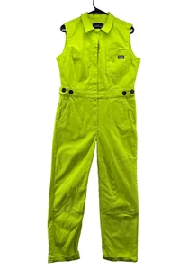 Mono sin mangas Wildfang Essential talla M verde neón cintura alta - Imagen 1 de 17