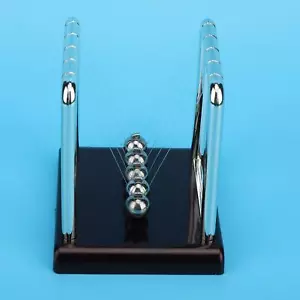 Quadratische Form Balance Pendel Kugel Spielzeug Home Office Schreibtisch Tisch Ornament Geschenk (S) - Bild 1 von 20