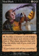 1x Mind Slash NM, English MTG Nemesis