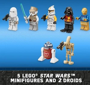LEGO Star Wars Advent Calendar 2022 75340 - 5 minifigures 2 droids - Sealed Bag - Picture 1 of 2