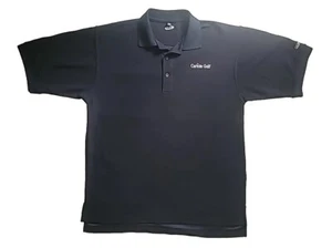 Carbite Golf Polo Shirt Black Polar Balanced Mens XL Vintage Excellent  - Picture 1 of 6