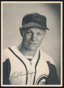 1941 Chicago Cubs Team Issue Photos (6.5"x9") -PAUL ERICKSON