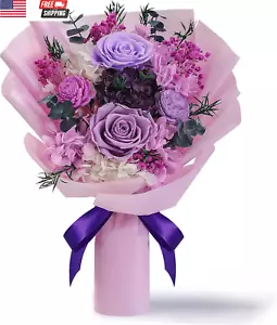 Preserved Flower Bouquets,Flowers for Delivery Prime Birthday,Birthday Gifts for - Picture 1 of 7