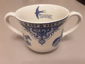 Spode blue & white double handled childs cup. The Edwardian Childhood collection - Picture 1 of 6