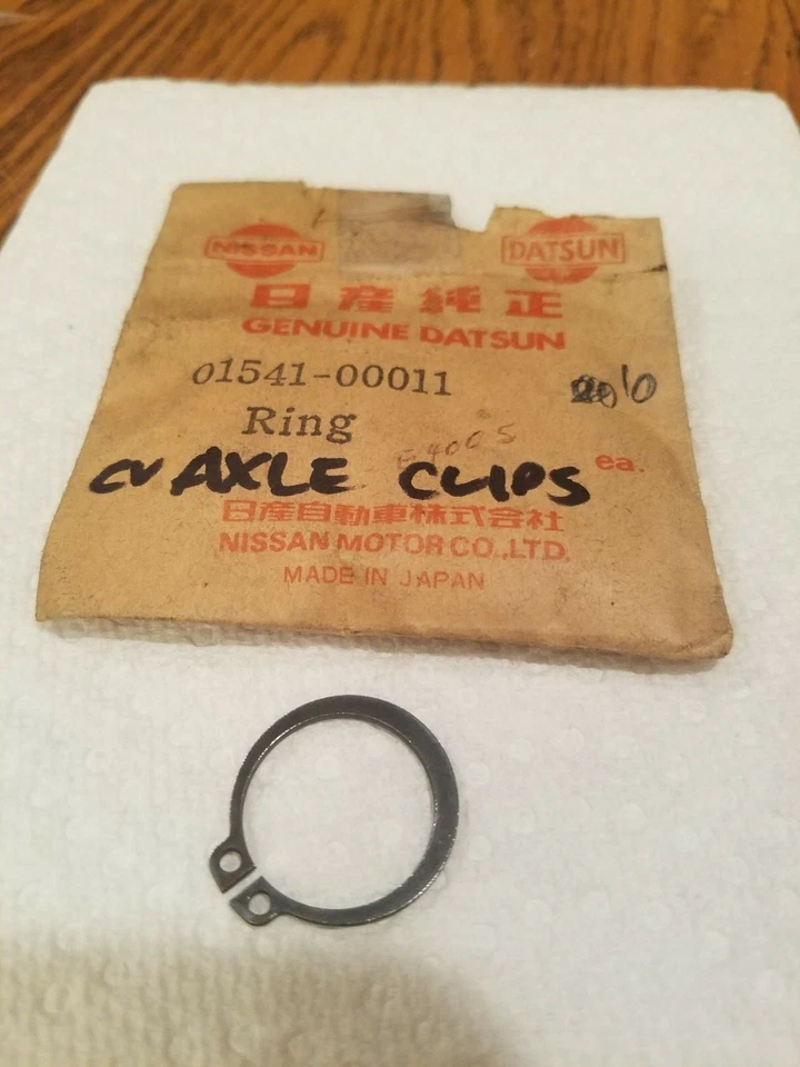 Nissan Sentra, Stanza, Pulsar, 200SX, Axxess (10) AXLE SNAP RINGS  01541-00011  - Image 1 of 1