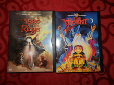 The Hobbit + The Return of the King WB Animated Lord of the Rings DVD LOT LN