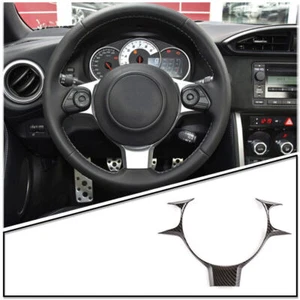 ABS Carbon Fiber Steering Wheel Trims Cover For Toyota 86 Subaru BRZ 17-21 - Foto 1 di 11
