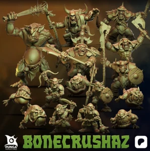 Bone Crushaz Warband (15 models) | Warbands | Punga Miniatures | 32mm scale - Picture 1 of 4