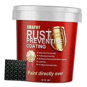 2-in-1 Rust Converter & Metal Primer Rust Preventive Paint for Semi-Gloss Black - Picture 1 of 8