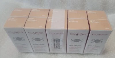 CLARINS SOS Primer Pink Makeup Primer - Lot of 10pcs (10 × 5ml) - Image 1 of 4