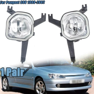 Противотуманная фара на передний бампер левая и правая без лампы для Peugeot 306 1999-2002 - Изображение 1 из 4